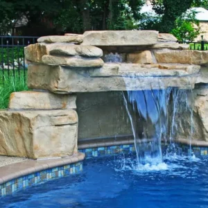 Loveseat Grotto Waterfall Kit with Rebar